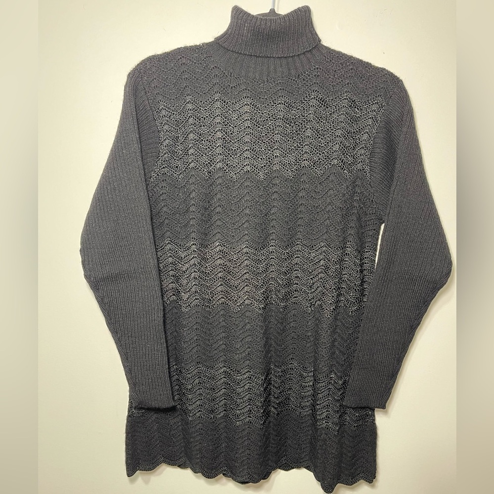 Nougat London NWT Black Wool Blend long sweater in size 1 (S)